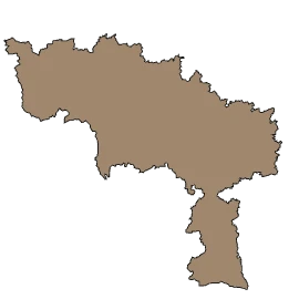 Carte de la province de Hainaut