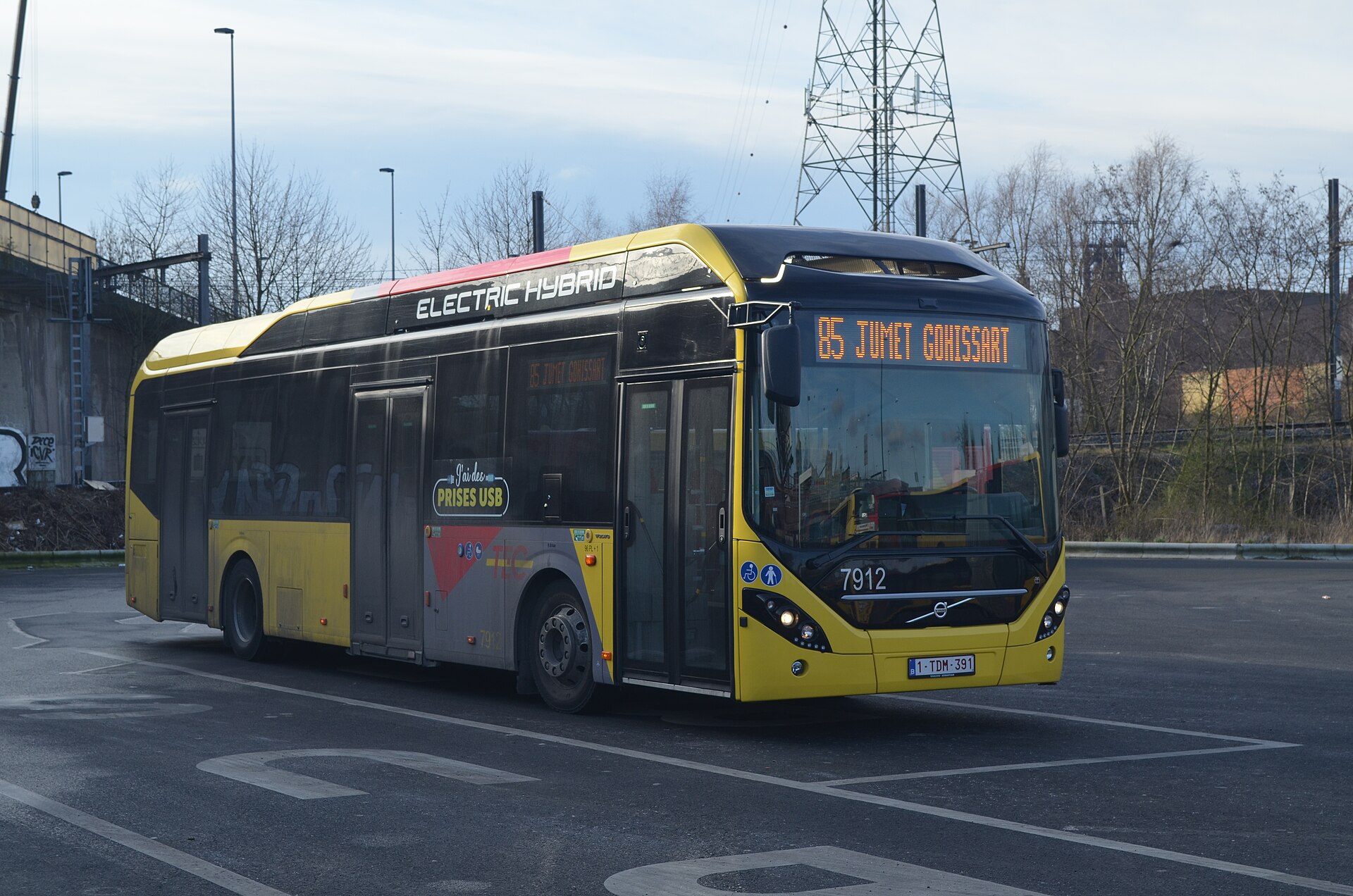 Bus du TEC à Charleroi